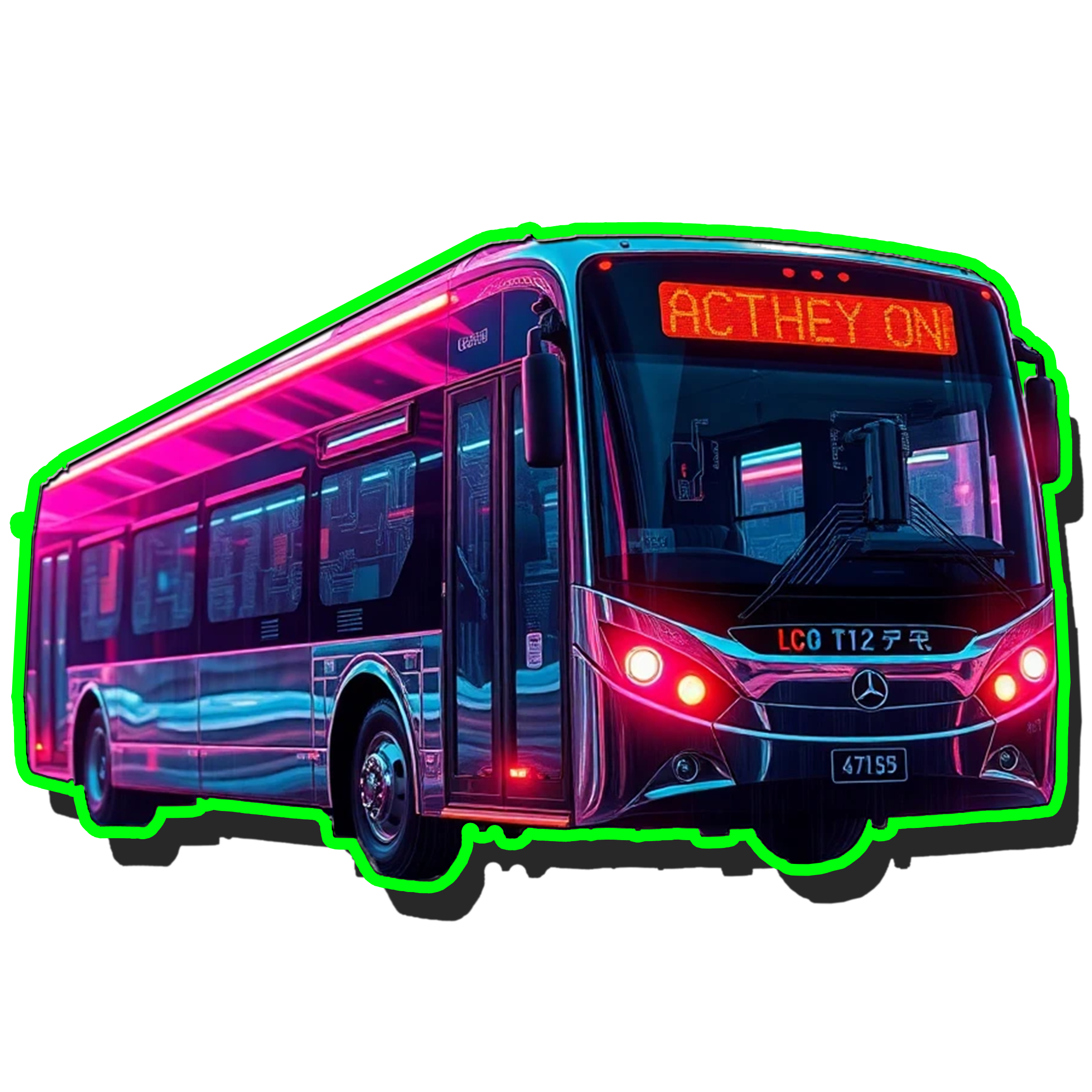 Animated bus